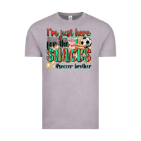 Vintage Zinc i'm just here for the snacks #soccer  brother Vintage Tee - Zillion Design Studio
