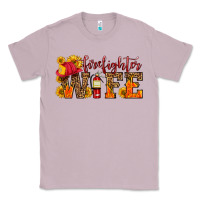 Lilac firefighter wife with hat sunflowers Classic Tee - HRA Design Shop