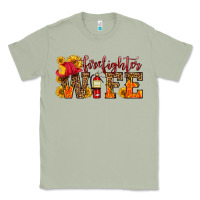 Matcha firefighter wife with hat sunflowers Classic Tee - HRA Design Shop