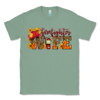 Sage firefighter wife with hat sunflowers Classic Tee - HRA Design Shop