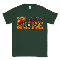 Sports Green firefighter wife with hat sunflowers Classic Tee - HRA Design Shop