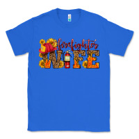 True Royal firefighter wife with hat sunflowers Classic Tee - HRA Design Shop