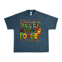 Midnight Navy never let them forget Urban Heavy Tee - Zillion Design Studio