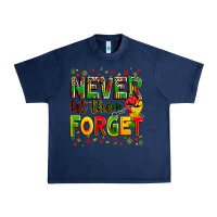 Navy never let them forget Urban Heavy Tee - Zillion Design Studio