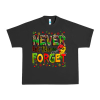 Pigment Black never let them forget Urban Heavy Tee - Zillion Design Studio