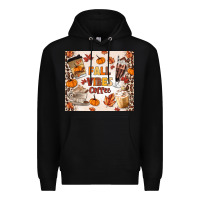 Black fall vibes coffee Premium Hoodie - MaliasSmallBusiness