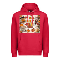 Cardinal fall vibes coffee Premium Hoodie - MaliasSmallBusiness