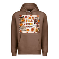 Chestnut fall vibes coffee Premium Hoodie - MaliasSmallBusiness