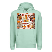 Seafoam fall vibes coffee Premium Hoodie - MaliasSmallBusiness