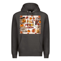 Smoke fall vibes coffee Premium Hoodie - MaliasSmallBusiness