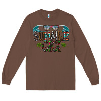 Chestnut summer gigi Long Sleeve Tee - CowhideDigitalArt