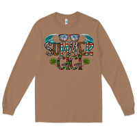Toasted Coconut summer gigi Long Sleeve Tee - CowhideDigitalArt