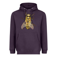 Plum Bee Heavyweight Hoodie - LillyAllenDesigns