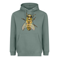 Sage Bee Heavyweight Hoodie - LillyAllenDesigns