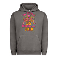 Pigment Tornado the queen is 35 long live the queen Urban Hoodie - Jasminsmagicworld