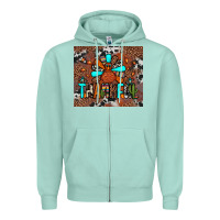 Seafoam thankful turkey png Zipper Hoodie - JahusDesignShop