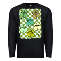 Black shamrock religious Premium Sweatshirt - MaliasSmallBusiness