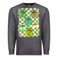 Charcoal Heather shamrock religious Premium Sweatshirt - MaliasSmallBusiness