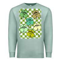 Seafoam shamrock religious Premium Sweatshirt - MaliasSmallBusiness