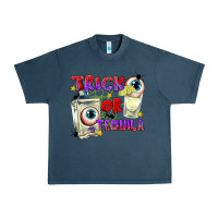 Midnight Navy Trick or Tequila Urban Heavy Tee - texasbilliewilder