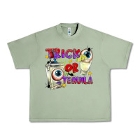 Oil Green Trick or Tequila Urban Heavy Tee - texasbilliewilder