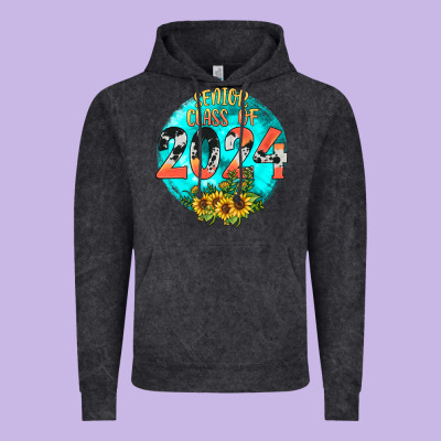 Class Of 2024 Senior Vintage Hoodie Designed By Jahusdesignshop