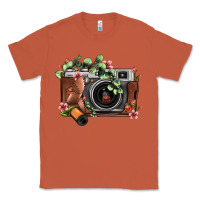 Copper floral eucalyptus film roll vintage camera Classic Tee - FaDigitalArtStudio