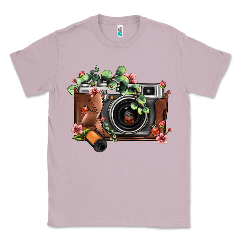 Floral Eucalyptus Film Roll Vintage Camera Classic Tee by FaDigitalArtStudio | Teevron