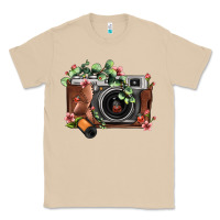 Mushroom floral eucalyptus film roll vintage camera Classic Tee - FaDigitalArtStudio