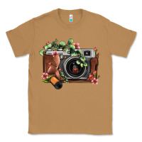 Toasted Coconut floral eucalyptus film roll vintage camera Classic Tee - FaDigitalArtStudio