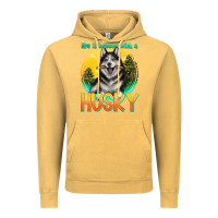 Vintage Mustard life is better with a husky Vintage Hoodie - texasbilliewilder