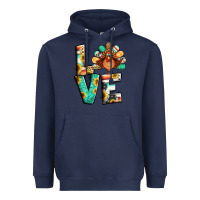 Navy love thanksgiving Heavyweight Hoodie - Jasminsmagicworld