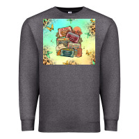 Charcoal Heather country cassette tapes Premium Sweatshirt - MaliasSmallBusiness