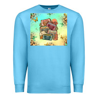 Ocean Blue country cassette tapes Premium Sweatshirt - MaliasSmallBusiness