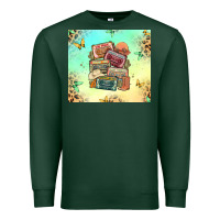 Sports Green country cassette tapes Premium Sweatshirt - MaliasSmallBusiness