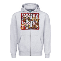 Heather Grey baseball mama Zipper Hoodie - Jasminsmagicworld
