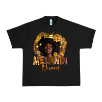 Black melanin queen Urban Heavy Tee - Zillion Design Studio