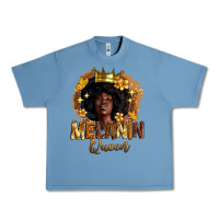 Pebble Blue melanin queen Urban Heavy Tee - Zillion Design Studio