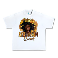 White melanin queen Urban Heavy Tee - Zillion Design Studio