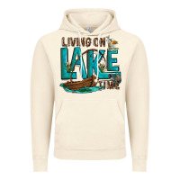 Vintage Artic living on lake time Vintage Hoodie - texasbilliewilder