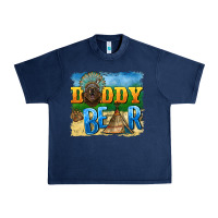 Navy daddy bear native Urban Heavy Tee - BarkalooDesign