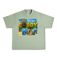 Oil Green daddy bear native Urban Heavy Tee - BarkalooDesign