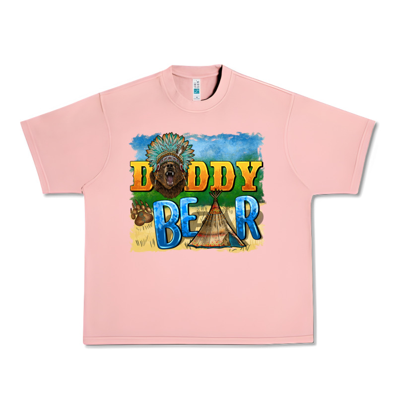 Daddy Bear Native Urban Heavy Tee by BarkalooDesign | Teevron