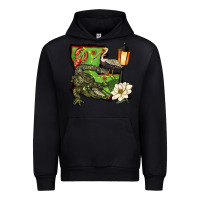 Black louisiana state Urban Hoodie - BarkalooDesign