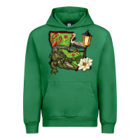 Emerald louisiana state Urban Hoodie - BarkalooDesign