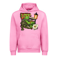 Fuchsia Pink louisiana state Urban Hoodie - BarkalooDesign