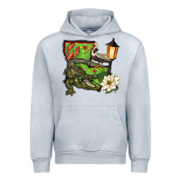 Heather Grey louisiana state Urban Hoodie - BarkalooDesign