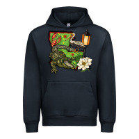 Navy louisiana state Urban Hoodie - BarkalooDesign