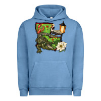 Pigment Pebble Blue louisiana state Urban Hoodie - BarkalooDesign