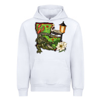 White louisiana state Urban Hoodie - BarkalooDesign